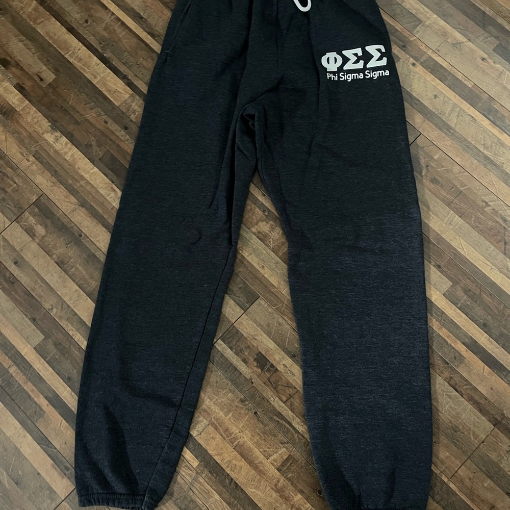 Dark Gray Phi Sigma Sigma Sweatpants